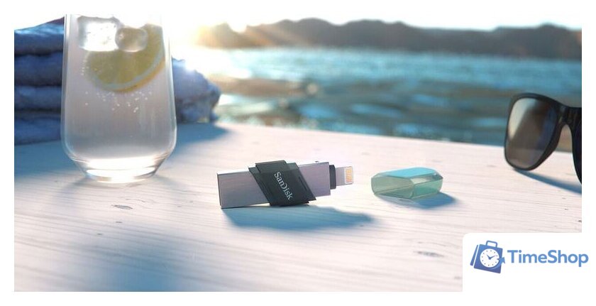 USB Flash SanDisk iXpand Flip 128GB - Изображение №6 — Интернет-магазин Time-Shop