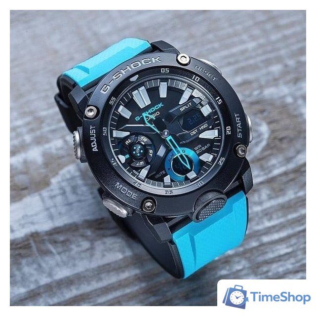 Наручные часы Casio G-Shock GA-2000-1A2 - Изображение №8 — Интернет-магазин Time-Shop