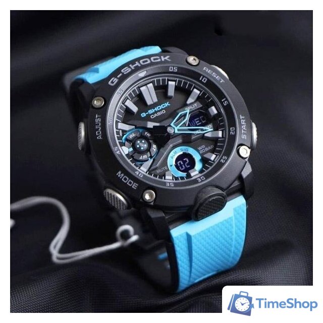 Наручные часы Casio G-Shock GA-2000-1A2 - Изображение №10 — Интернет-магазин Time-Shop