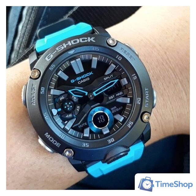 Наручные часы Casio G-Shock GA-2000-1A2 - Изображение №9 — Интернет-магазин Time-Shop