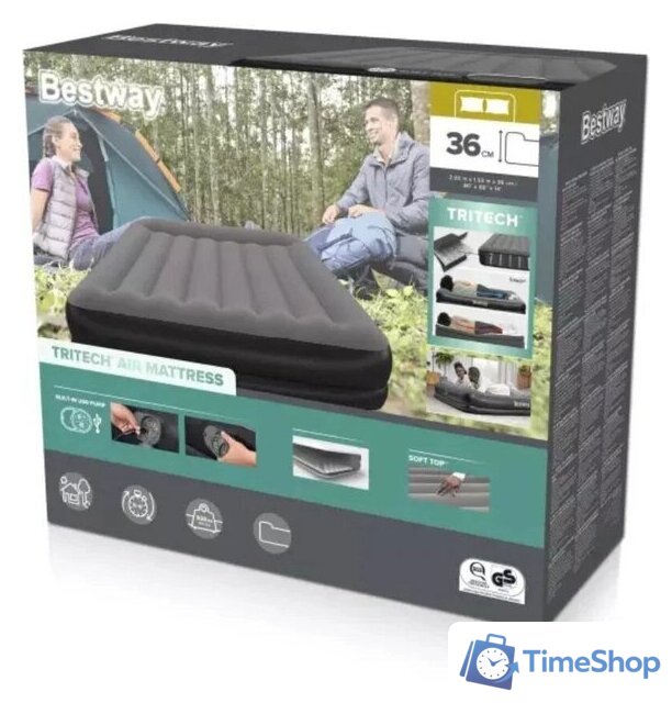Надувной матрас Bestway 671BU - Изображение №5 — Интернет-магазин Time-Shop