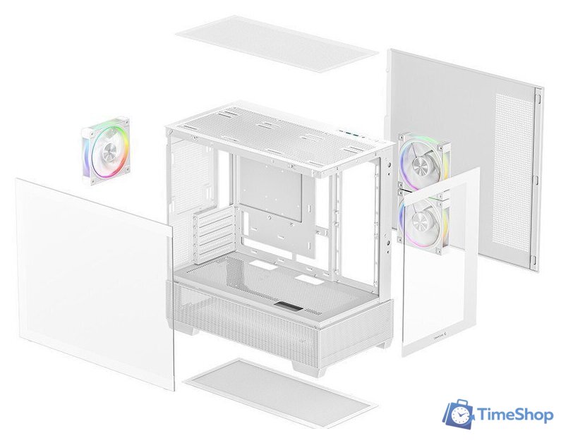 Корпус DeepCool CG380 3F WH R-CG380-WHAGM3-G - Изображение №10 — Интернет-магазин Time-Shop