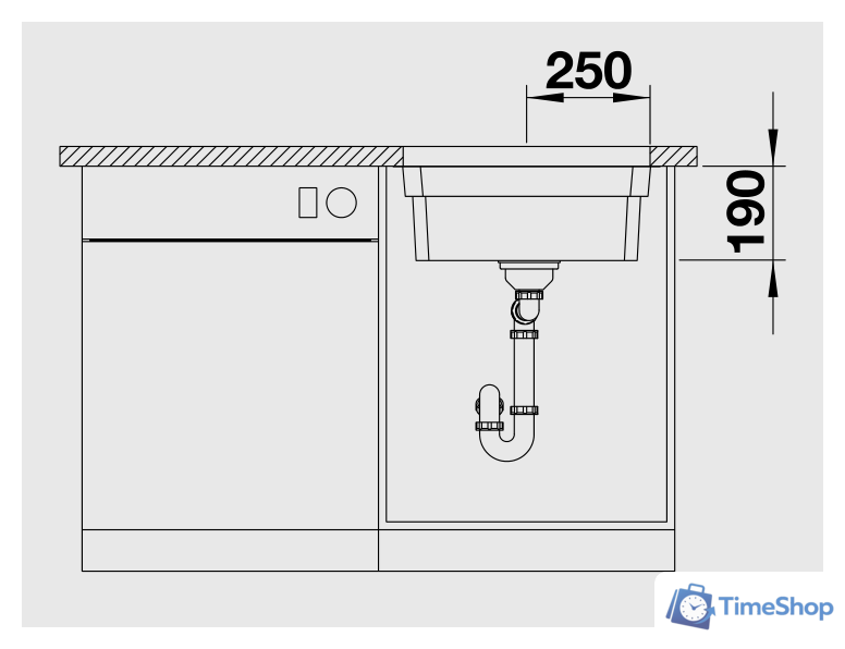 Кухонная мойка Blanco Etagon 500-U [521841] - Изображение №4 — Интернет-магазин Time-Shop