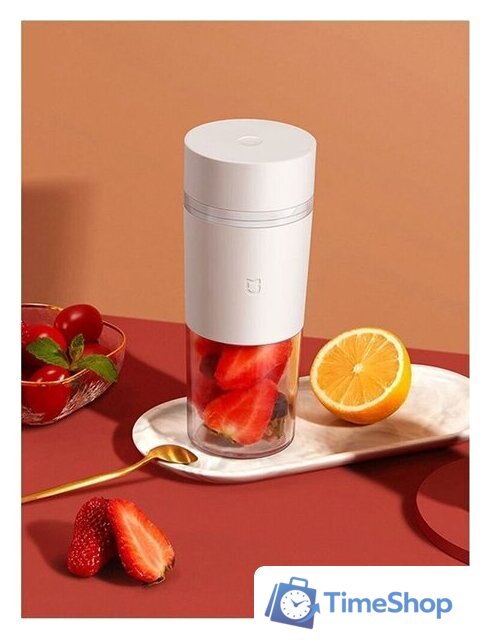 Портативный блендер Xiaomi Mijia Portable Juicer Cup MJZZB01PL - Изображение №2 — Интернет-магазин Time-Shop
