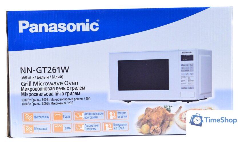 Микроволновая печь Panasonic NN-GT261WZPE - Изображение №6 — Интернет-магазин Time-Shop
