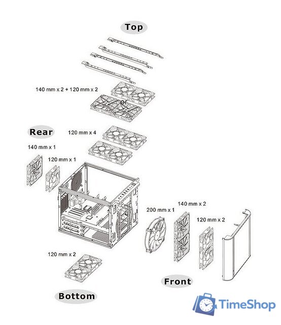 Корпус Thermaltake Level 20 VT - Изображение №27 — Интернет-магазин Time-Shop