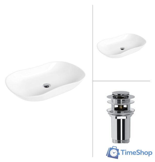 Умывальник Lauter 21570 + клапан 21190CH - Изображение №1 — Интернет-магазин Time-Shop