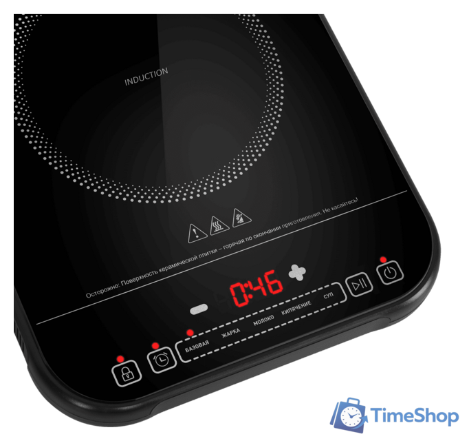 Настольная плита MAUNFELD EFI301TBK - Изображение №3 — Интернет-магазин Time-Shop