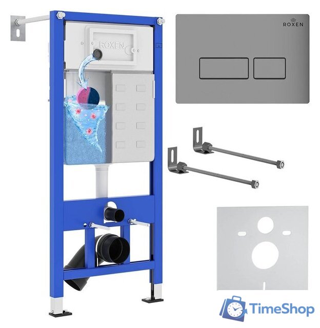 Инсталляция для унитаза Roxen StounFix Dual Fresh 856831 - Изображение №1 — Интернет-магазин Time-Shop