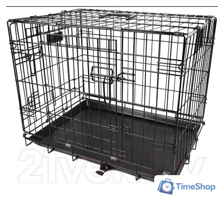 Клетка Duvo Plus Pet Kennel Large 780/482/DV (черный) - Изображение №4 — Интернет-магазин Time-Shop