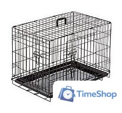 Клетка Duvo Plus Pet Kennel Large 780/482/DV (черный) - Изображение №1 — Интернет-магазин Time-Shop