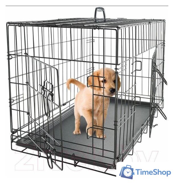 Клетка Duvo Plus Pet Kennel Large 780/482/DV (черный) - Изображение №5 — Интернет-магазин Time-Shop