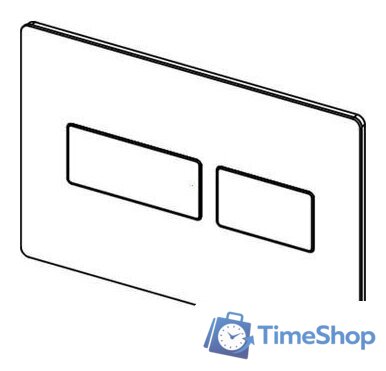 Панель смыва Tece Solid 9240438 (графит с текстурой линии) - Изображение №2 — Интернет-магазин Time-Shop
