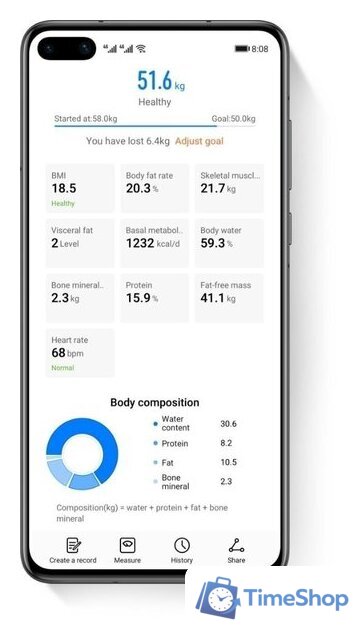 Умные напольные весы Huawei Scale 3 - Изображение №5 — Интернет-магазин Time-Shop