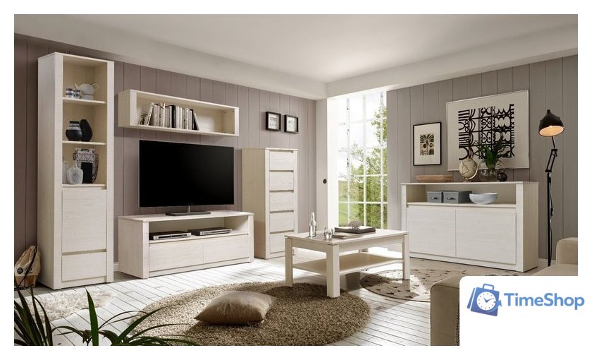 Тумба Рэйгрупп Bromo ТК-07 2D 130x80x51 ТВ-07 BR (дуб бордолайт) - Изображение №7 — Интернет-магазин Time-Shop