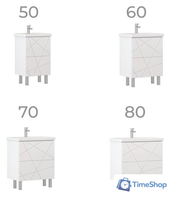  Vigo Тумба под умывальник Geometry 500-0-2 Фостер - Изображение №7 — Интернет-магазин Time-Shop