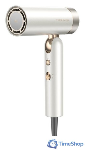 Фен Trouver Flip 10 (белый/золотистый) - Изображение №1 — Интернет-магазин Time-Shop