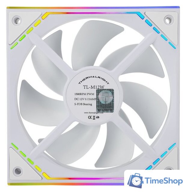 Комплект вентиляторов для корпуса Thermalright TL-M12W X3 (белый) - Изображение №4 — Интернет-магазин Time-Shop