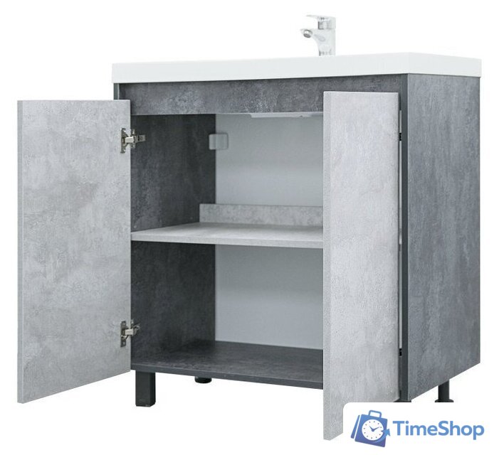  Doratiz Тумба под умывальник Крит 80 9908.129 (серый) - Изображение №3 — Интернет-магазин Time-Shop