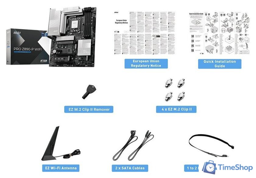 Материнская плата MSI Pro Z890-P WiFi - Изображение №2 — Интернет-магазин Time-Shop