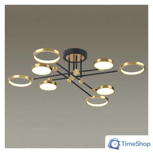 Люстра средней высоты Odeon Light Denzel 4320/75CL - Изображение №4 — Интернет-магазин Time-Shop