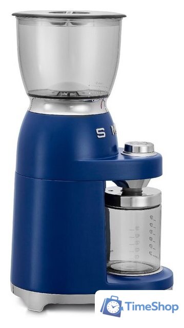 Электрическая кофемолка Smeg CGF01LVEU (синий) - Изображение №3 — Интернет-магазин Time-Shop