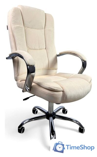 Офисное кресло Calviano Bravo (бежевый велюр) - Изображение №1 — Интернет-магазин Time-Shop