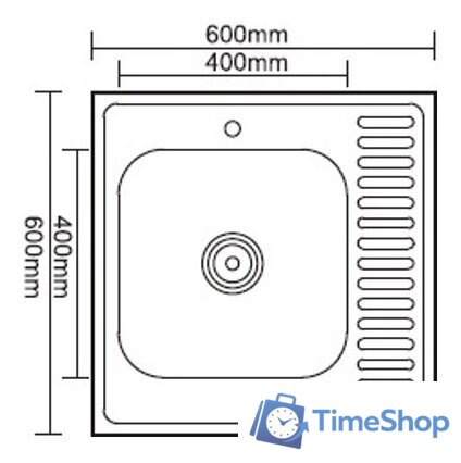 Кухонная мойка Ledeme L96060-L - Изображение №2 — Интернет-магазин Time-Shop