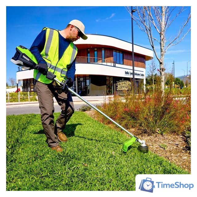 Триммер Greenworks ST161S 2112307UB (с 1-им АКБ) - Изображение №4 — Интернет-магазин Time-Shop