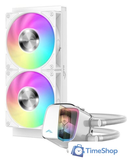 Система жидкостного охлаждения для процессора Sama L70 240 (белый) - Изображение №2 — Интернет-магазин Time-Shop