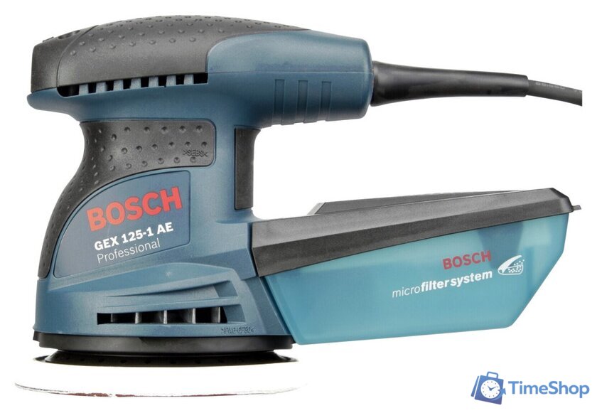 Эксцентриковая шлифмашина Bosch GEX 125-1 AE Professional (0601387500) - Изображение №2 — Интернет-магазин Time-Shop