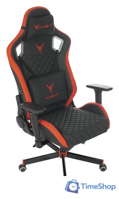 Игровое (геймерское) кресло Knight Outrider (черный/красный) - Изображение №18 — Интернет-магазин Time-Shop
