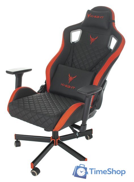 Игровое (геймерское) кресло Knight Outrider (черный/красный) - Изображение №19 — Интернет-магазин Time-Shop