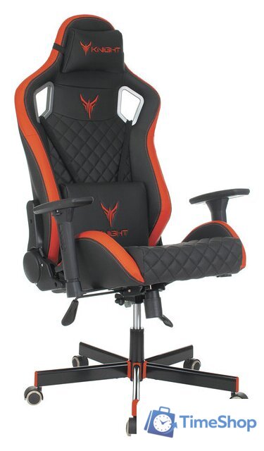 Игровое (геймерское) кресло Knight Outrider (черный/красный) - Изображение №12 — Интернет-магазин Time-Shop