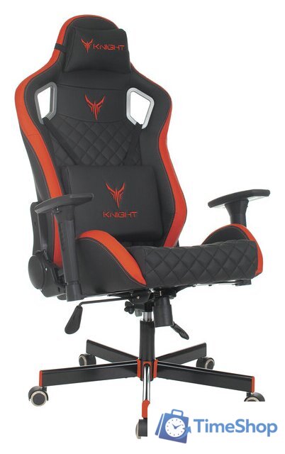 Игровое (геймерское) кресло Knight Outrider (черный/красный) - Изображение №15 — Интернет-магазин Time-Shop