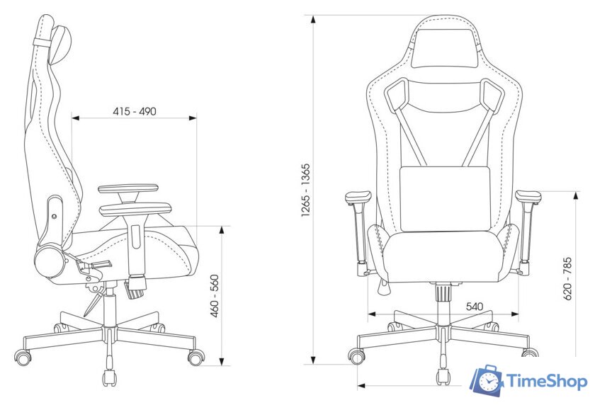 Игровое (геймерское) кресло Knight Outrider (черный/красный) - Изображение №28 — Интернет-магазин Time-Shop