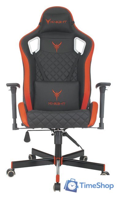 Игровое (геймерское) кресло Knight Outrider (черный/красный) - Изображение №2 — Интернет-магазин Time-Shop