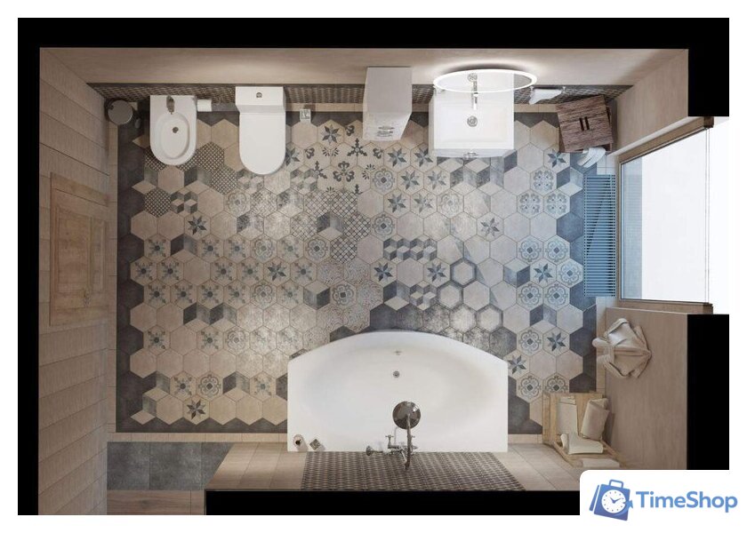 Ванна 1Марка Nega 170x94 (с каркасом и экраном) - Изображение №4 — Интернет-магазин Time-Shop