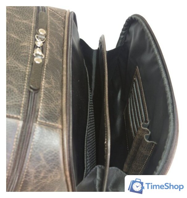 Городской рюкзак Carlo Gattini Classico Cossira 3048-04 (темно-коричневый) - Изображение №4 — Интернет-магазин Time-Shop