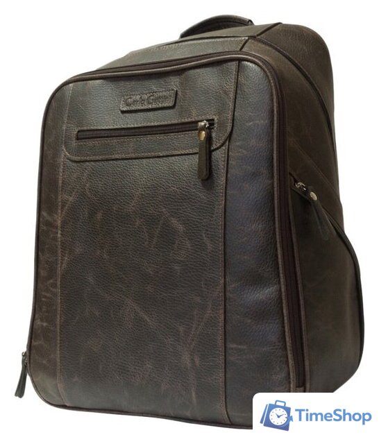 Городской рюкзак Carlo Gattini Classico Cossira 3048-04 (темно-коричневый) - Изображение №1 — Интернет-магазин Time-Shop