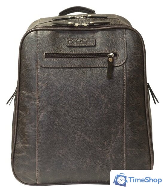 Городской рюкзак Carlo Gattini Classico Cossira 3048-04 (темно-коричневый) - Изображение №2 — Интернет-магазин Time-Shop