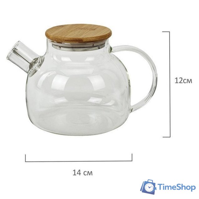 Заварочный чайник Daswerk Бочонок 608646 - Изображение №4 — Интернет-магазин Time-Shop
