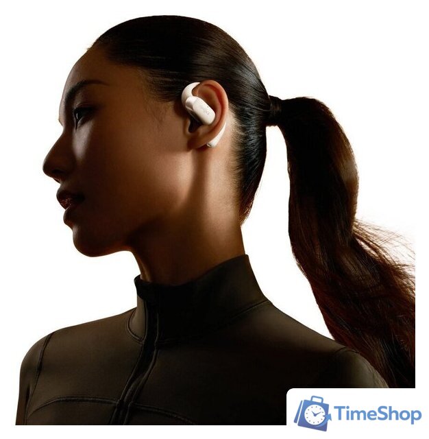 Наушники Shokz Shokz OpenFit 2 (бежевый) - Изображение №5 — Интернет-магазин Time-Shop