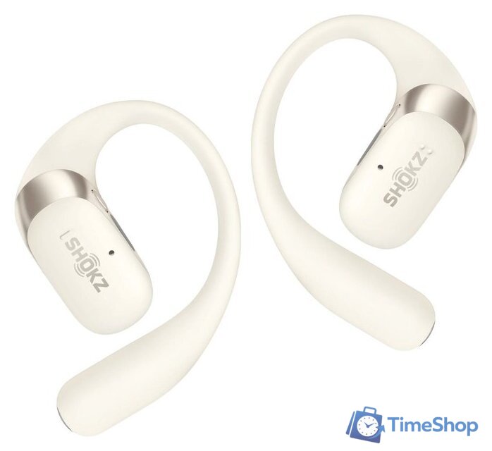Наушники Shokz Shokz OpenFit 2 (бежевый) - Изображение №3 — Интернет-магазин Time-Shop