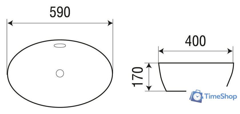 Умывальник WeltWasser Deilbach 4028 - Изображение №4 — Интернет-магазин Time-Shop