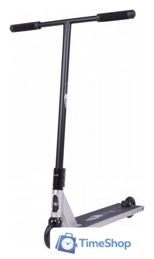 Трюковый самокат Longway Santa Muerte 6.0 (серебристый) - Изображение №1 — Интернет-магазин Time-Shop