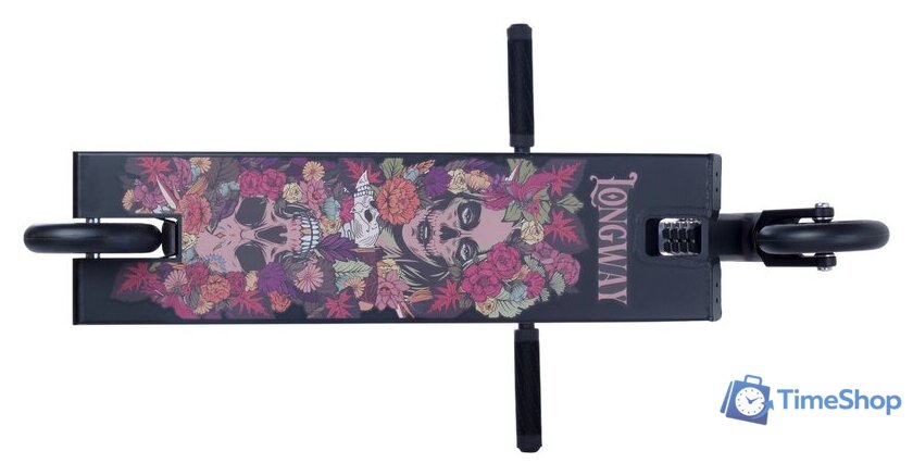 Трюковый самокат Longway Santa Muerte 6.0 (серебристый) - Изображение №7 — Интернет-магазин Time-Shop