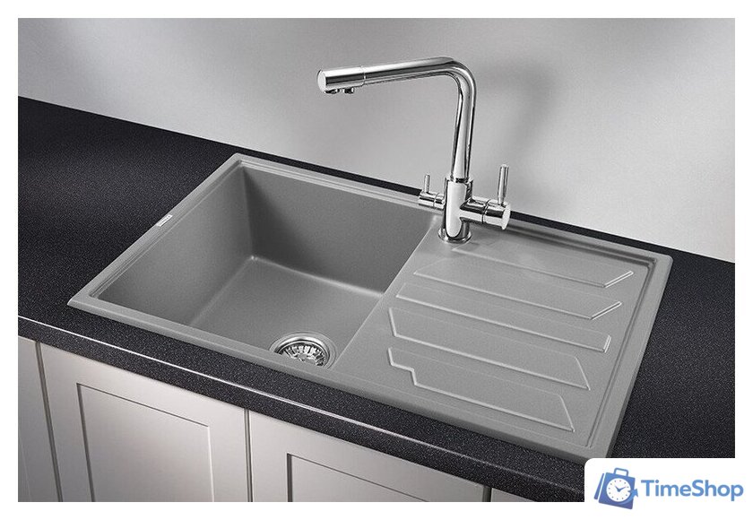 Кухонная мойка Granula GR-8002 (алюминиум) - Изображение №2 — Интернет-магазин Time-Shop