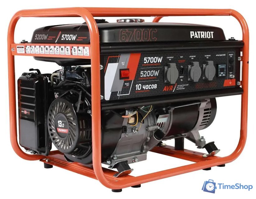 Бензиновый генератор Patriot GRS 6700C - Изображение №1 — Интернет-магазин Time-Shop