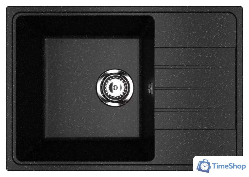 Кухонная мойка Practik PR-M 600-004 (черный оникс) - Изображение №1 — Интернет-магазин Time-Shop